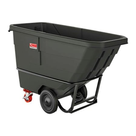 Suncast Suncast Standard Duty Plastic Tilt Truck, 3/4 Cu. Yd. Cap, 1400 Lbs. Cap, Black RMTTSD75